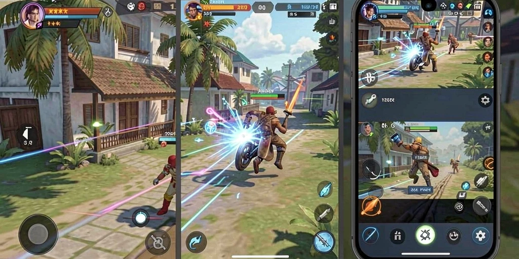 Tampilan gameplay yang menarik dan interaktif.