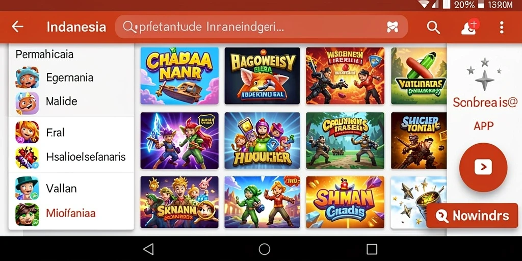 Tampilan antarmuka yang memukau dan user-friendly.