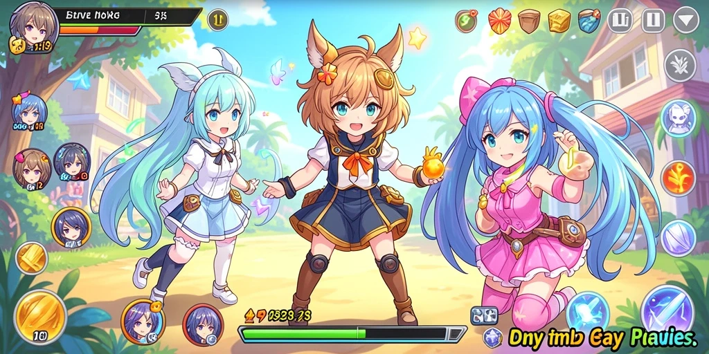 Tangkapan layar menunjukkan gameplay yang dinamis dan menarik.