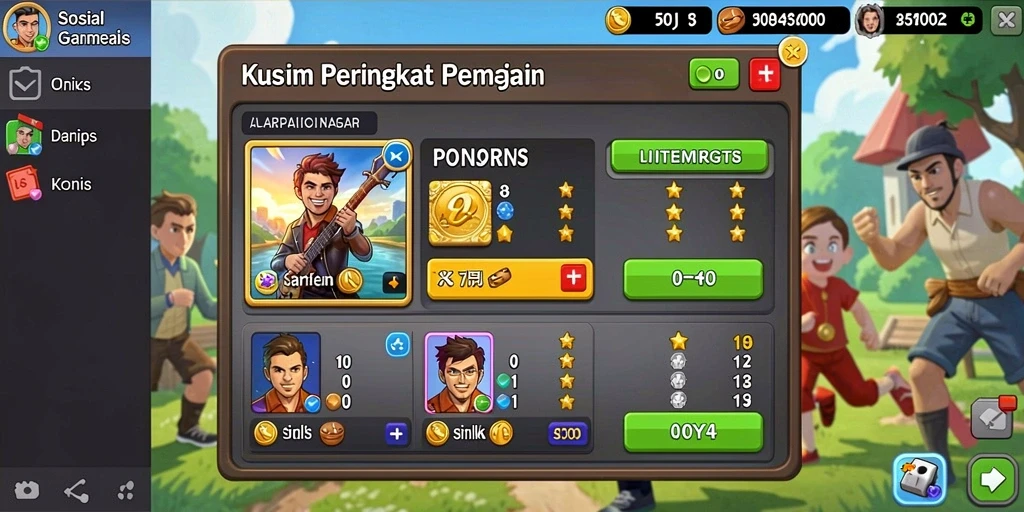 Tampilan menu utama yang menarik dan mudah dinavigasi.