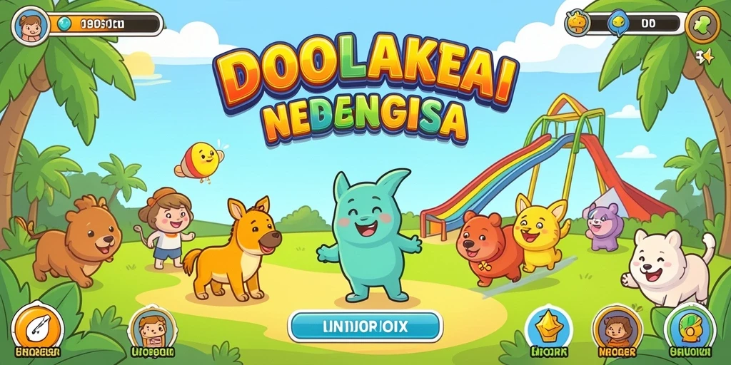 Tampilan layar utama yang menarik dengan navigasi yang intuitif.