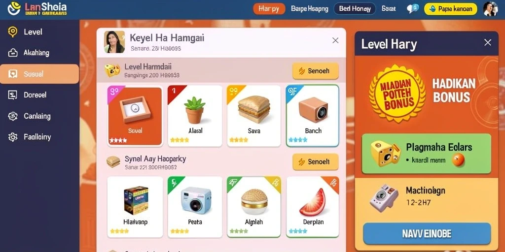 Tampilan antarmuka yang user-friendly dan menarik.