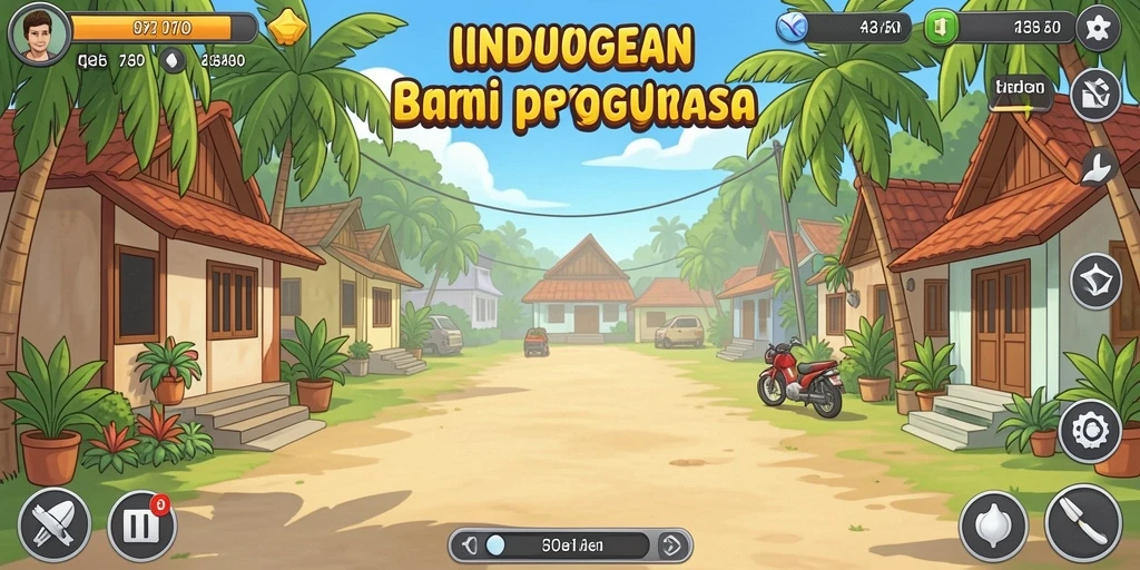 Tangkapan layar menampilkan antarmuka permainan yang menarik.