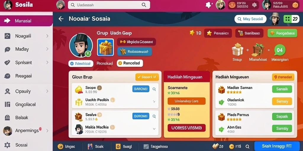 Tampilan antarmuka yang intuitif dan menarik.