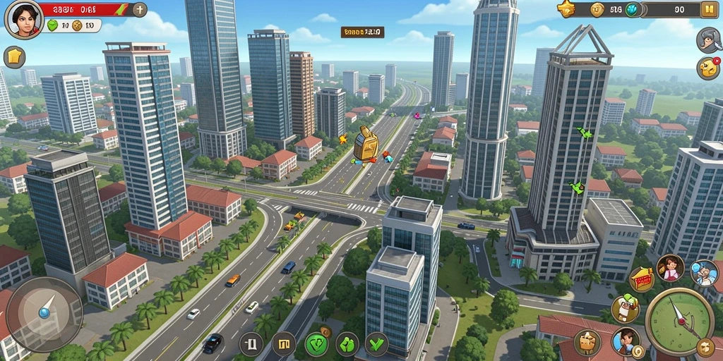 Tampilan menu utama ORA78 yang menarik dan intuitif.