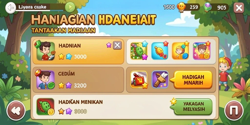 Tampilan antarmuka pengguna yang menarik dan intuitif.