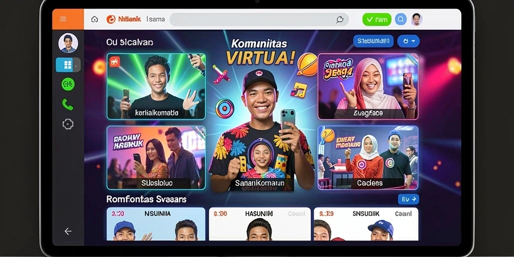 Tampilan awal yang menarik perhatian dan mudah dipahami.