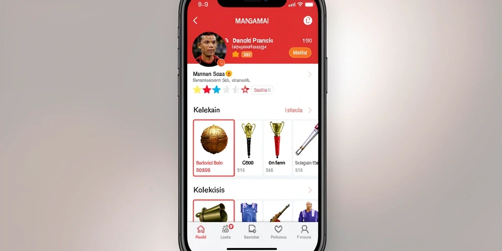 Tampilan menarik yang memperlihatkan karakter utama.
