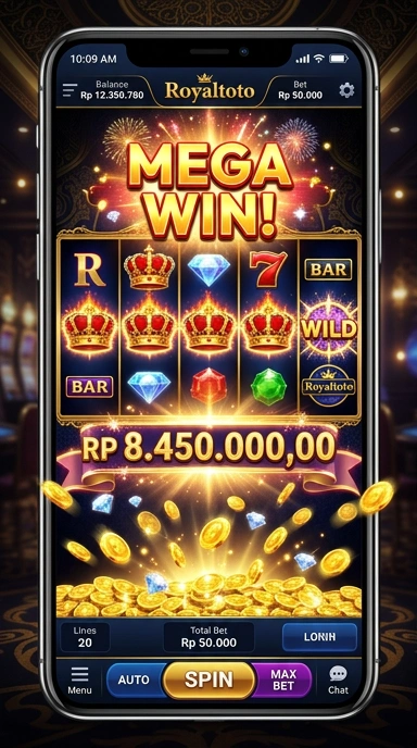 Pratinjau antarmuka royaltoto — aplikasi APK resmi Android v4.6.4